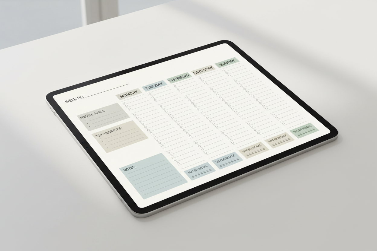 Planificador semanal 2026